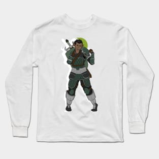 Wood Elf Cleric character Long Sleeve T-Shirt